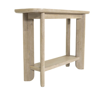 Lh Imports Haru Console Table - Elegant Entryway Accent For Modern Or Classic Decor, Versatile & Stylish Addition Beige Acacia Har034