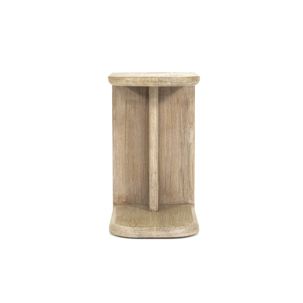 Lh Imports Haru C-shaped Side Table - Stylish & Versatile Accent For Modern & Classic Living Spaces Decor Beige Acacia Har035
