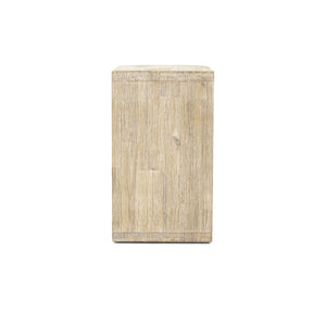 Lh Imports Haru C-shaped Side Table - Stylish & Versatile Accent For Modern & Classic Living Spaces Decor Beige Acacia Har035