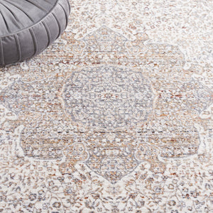 Safavieh Harlow 160 Power Loomed Rug Ivory / Grey Beige 9' x 12'