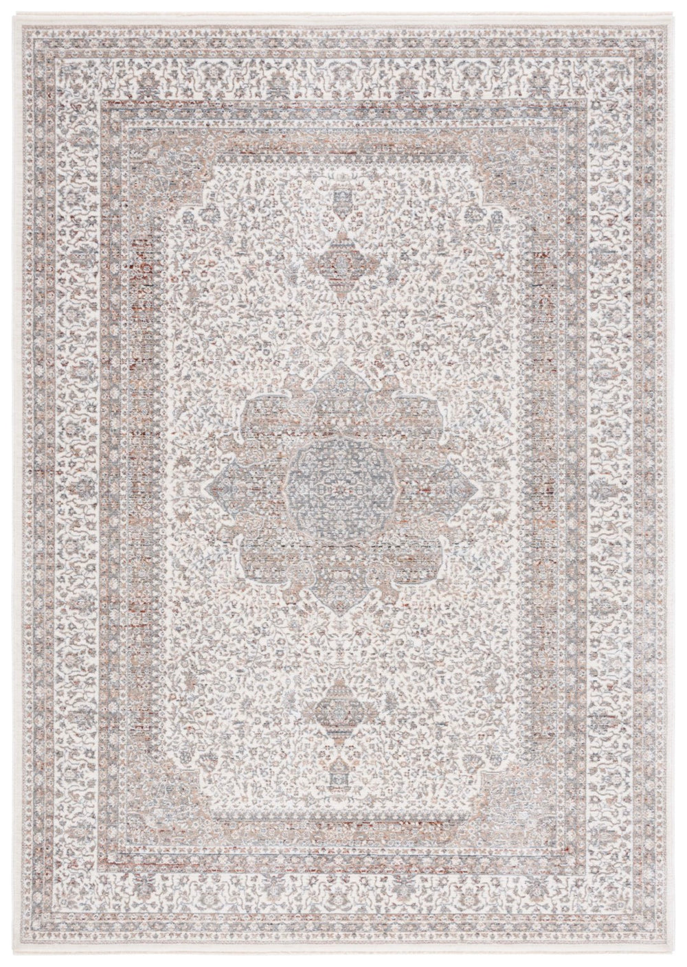Safavieh Harlow 160 Power Loomed Rug Ivory / Grey Beige 9' x 12'
