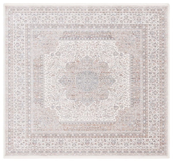 Safavieh Harlow 160 Power Loomed Rug Ivory / Grey Beige 6'-3" x 6'-3" Square