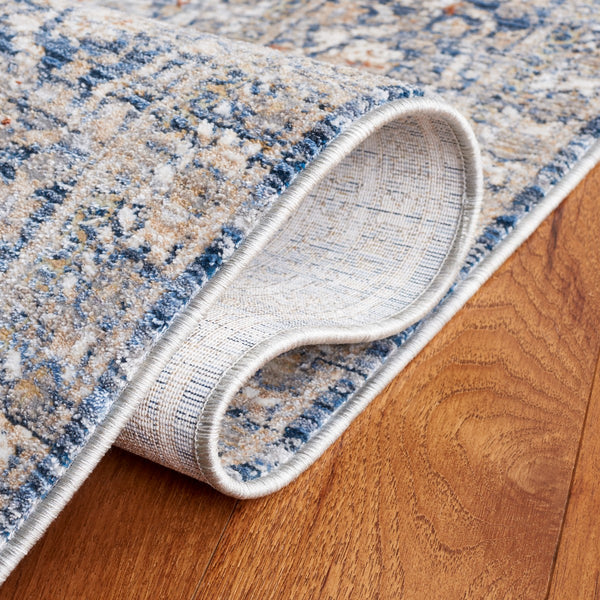 Safavieh Harlow 163 HAR163 Power Loomed  Rug Ivory Blue / Grey HAR163M-24