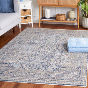 Safavieh Harlow 163 HAR163 Power Loomed  Rug Ivory Blue / Grey HAR163M-24