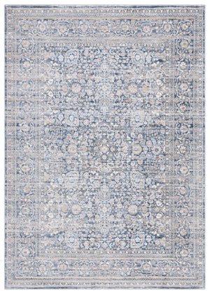 Safavieh Harlow 163 HAR163 Power Loomed  Rug Ivory Blue / Grey HAR163M-24