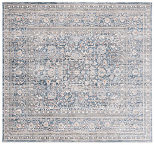Safavieh Harlow 163 Power Loomed Rug Ivory Blue / Grey 6'-3" x 6'-3" Square