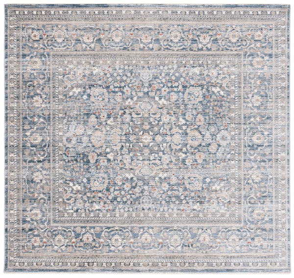 Safavieh Harlow 163 Power Loomed Rug Ivory Blue / Grey 6'-3" x 6'-3" Square