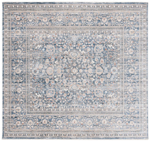 Safavieh Harlow 163 HAR163 Power Loomed  Rug Ivory Blue / Grey HAR163M-24