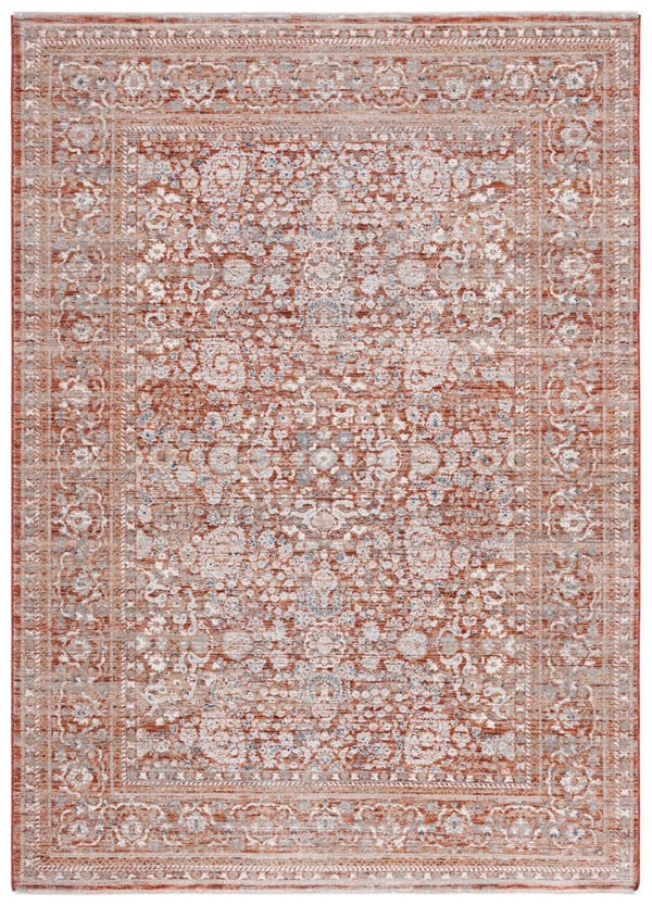 Safavieh Harlow 163 Power Loomed Rug Rust / Ivory Grey 9' x 12'