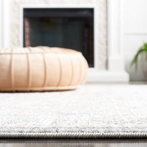 Safavieh Harlow 164 HAR164 Power Loomed  Rug Light Grey / Beige Blue HAR164F-8