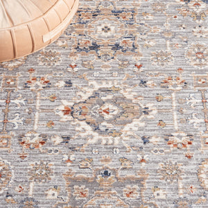 Safavieh Harlow 164 HAR164 Power Loomed  Rug Light Grey / Beige Blue HAR164F-8