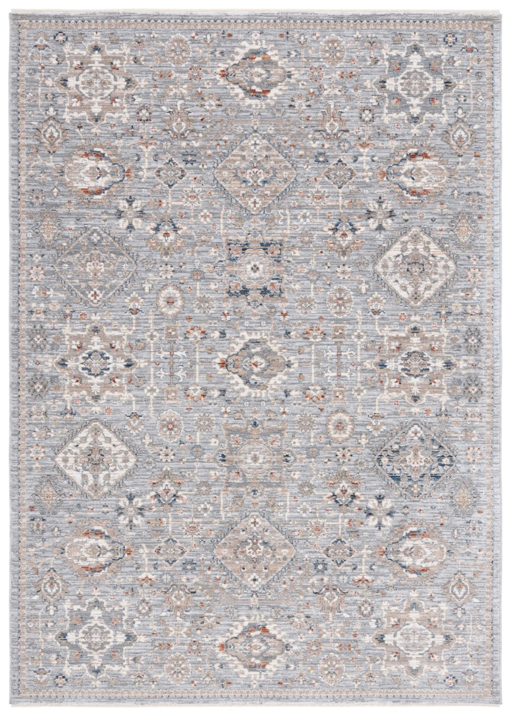 Safavieh Harlow 164 Power Loomed Rug Light Grey / Beige Blue 9' x 12'
