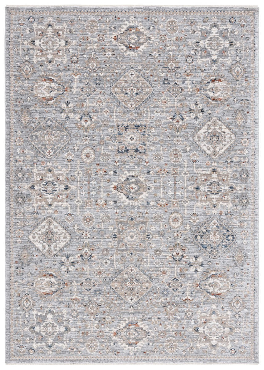Safavieh Harlow 164 HAR164 Power Loomed  Rug Light Grey / Beige Blue HAR164F-8