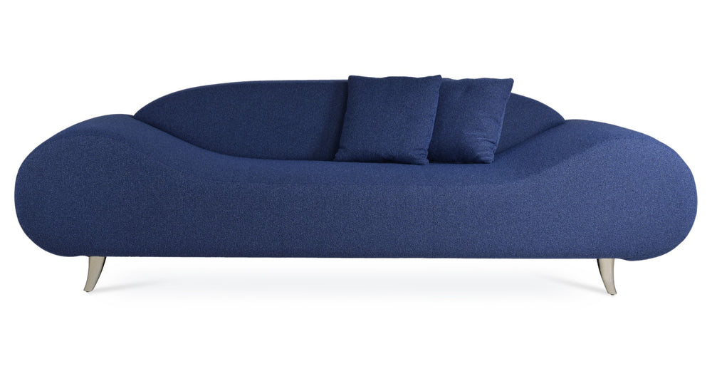 Soho Concept Soho Flat Lounge Armchair | Modern Elegance With Chrome Base | Premium Upholstery, Comfort & Style Blue,Black  Soho-concept-dining-chair-13491