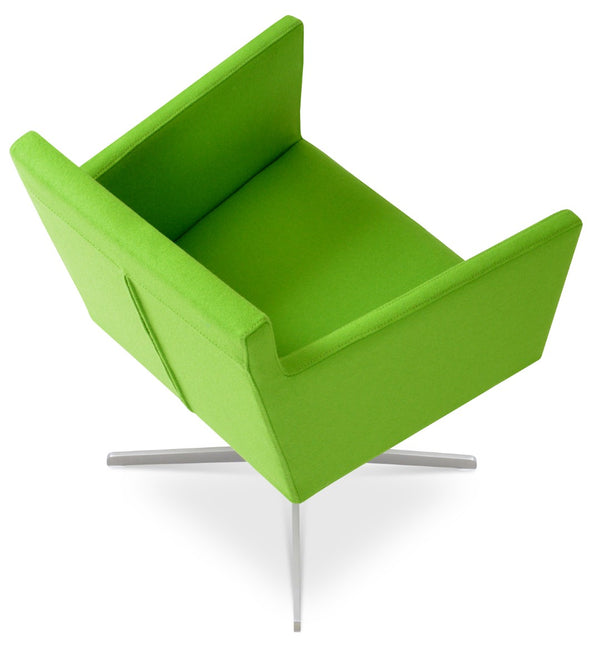 Soho Concept Harput Swivel Dining Chair – Elegant 4 Star Armchair With Durable Camira Fabric & 10-year Warranty Pistachio  Soho-concept-dining-chair-04285