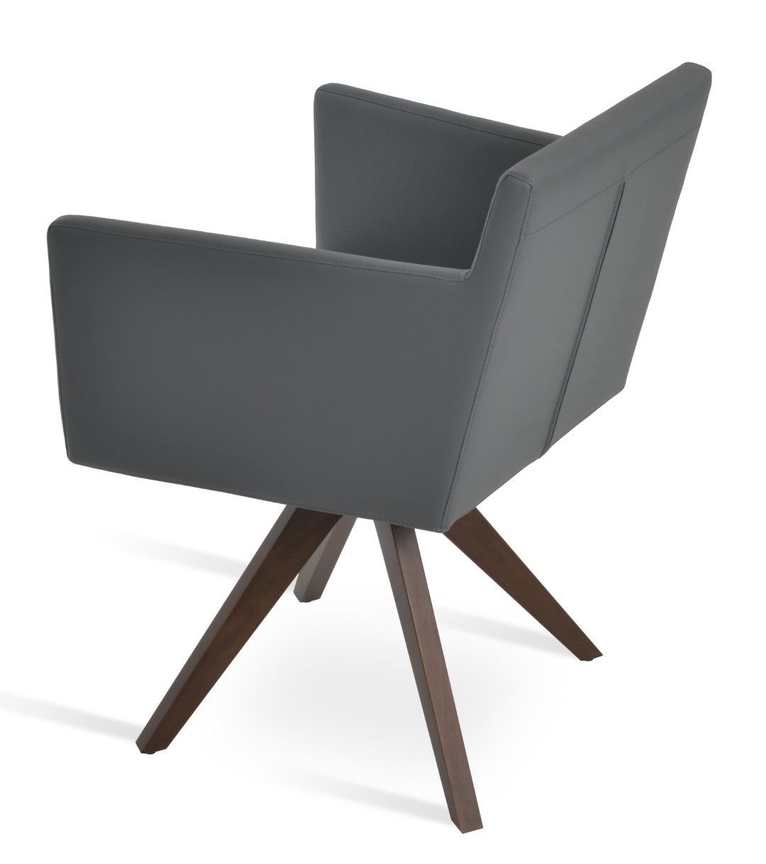 Soho Concept Harput Arm Pyramid Swivel Dining Chair - Thumbnail 5