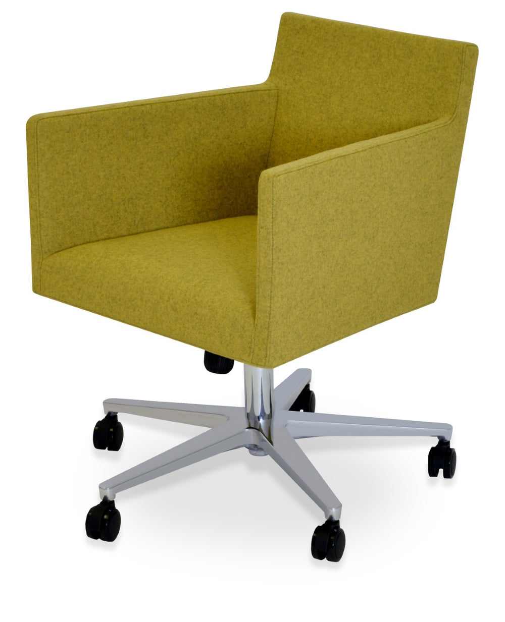 Soho Concept Harput Arm Office Chair - Luxurious Ergonomic Design, Adjustable Heights, Chic Fabrics & 10-year Guarantee Amber  Soho-concept-dining-chair-04341