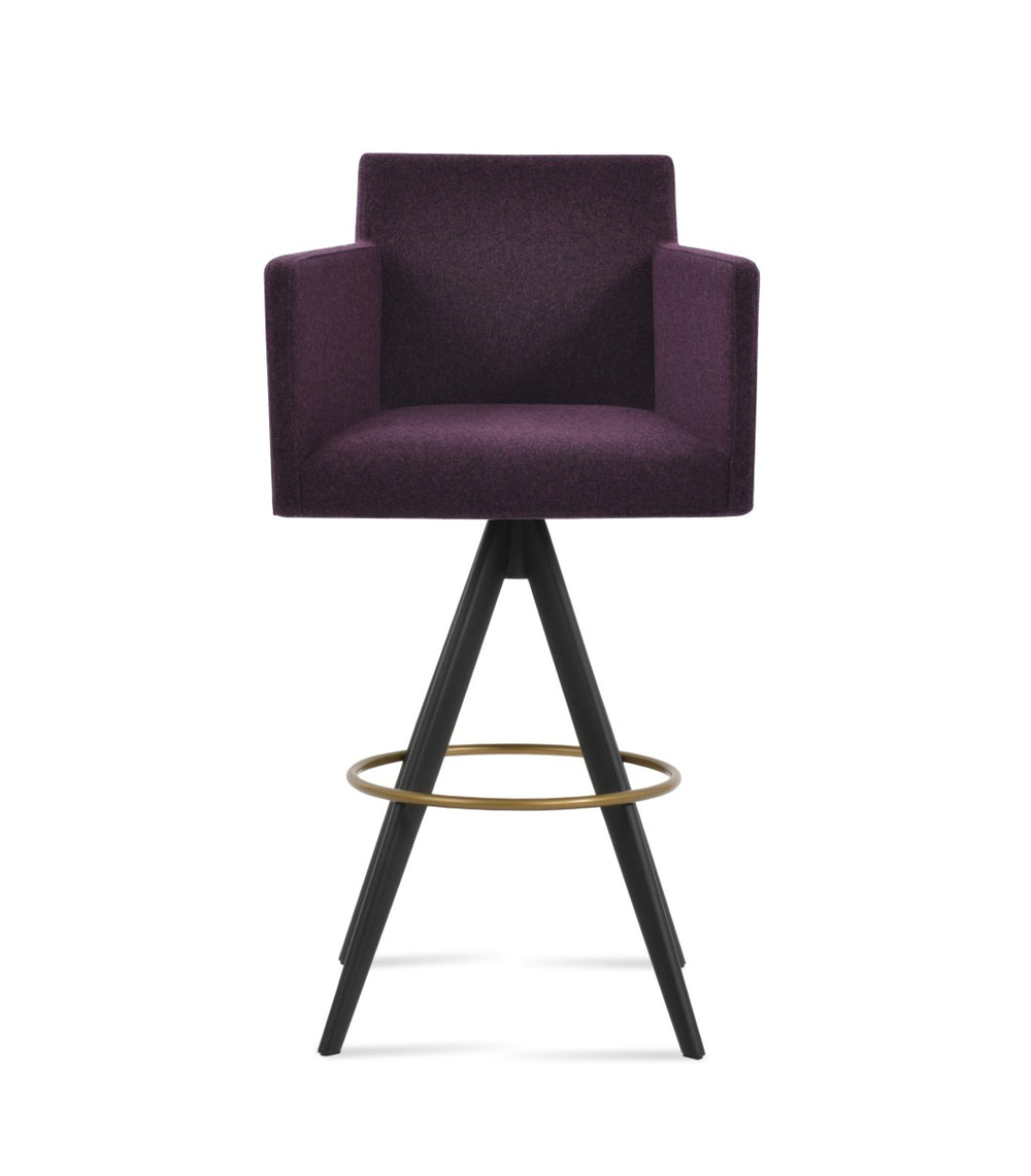 Soho Concept Harput Swivel Barstools & Counterstools - Stylish Boucle, Velvet & Nubuck Fabrics, 10-year Warranty   Soho-concept-dining-chair-08880