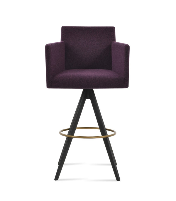 Soho Concept Harput Swivel Barstools & Counterstools - Stylish Boucle, Velvet & Nubuck Fabrics, 10-year Warranty   Soho-concept-dining-chair-08880