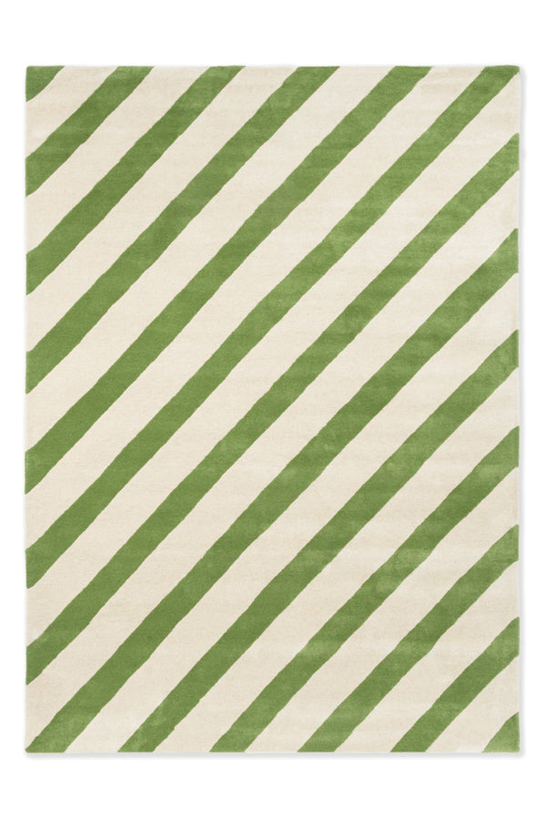 Brink & Campman Harlequin Paper 100% Pure New Wool Handtufted Rug Straw Peridot 100% pure new wool 144317250350-BRINK-CAMPMAN