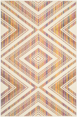 Safavieh Havana Contemporary Area Rug - Geometric Pattern, Vibrant Colors, Durable Power Loomed Design Natural ,Multi Polypropylene Hav209a-4