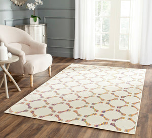 Safavieh Havana Contemporary Area Rug – Geometric Design In Durable Polypropylene For Modern Elegance Natural ,Multi Polypropylene Hav210a-4