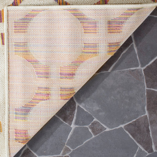 Safavieh Havana Contemporary Area Rug – Geometric Design In Durable Polypropylene For Modern Elegance Natural ,Multi Polypropylene Hav210a-4