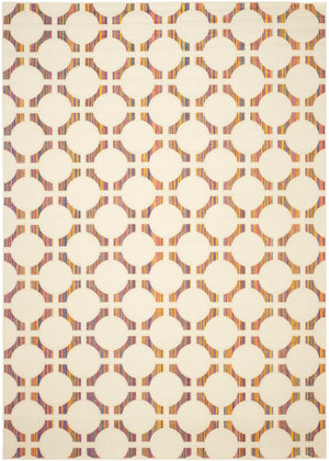 Safavieh Havana Contemporary Area Rug – Geometric Design In Durable Polypropylene For Modern Elegance Natural ,Multi Polypropylene Hav210a-4