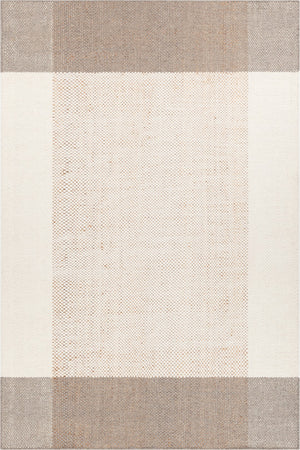 Chandra Rugs Hand Woven Contemporary Rug - Elevate Your Home Decor With Luxurious Style And Artisanal Craftsmanship White,Grey,Tan Wool + Jute Hay56501-576