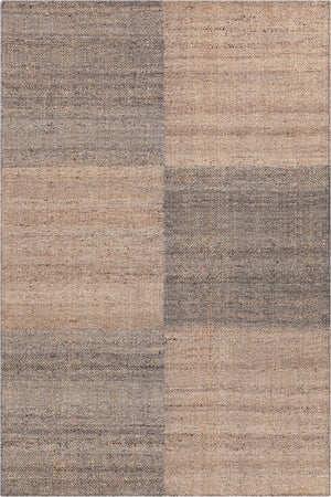 Chandra Rugs Hand Woven Contemporary Rug - Elevate Your Home Decor With Luxurious Wool And Jute Masterpiece Grey,Tan Wool + Jute Hay56502-79106