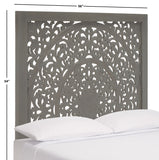 Safavieh Remedy Headboard XII23 Grey Walnut Mdf /Wood Sealed With Pu Lacquer HBD5300B-Q