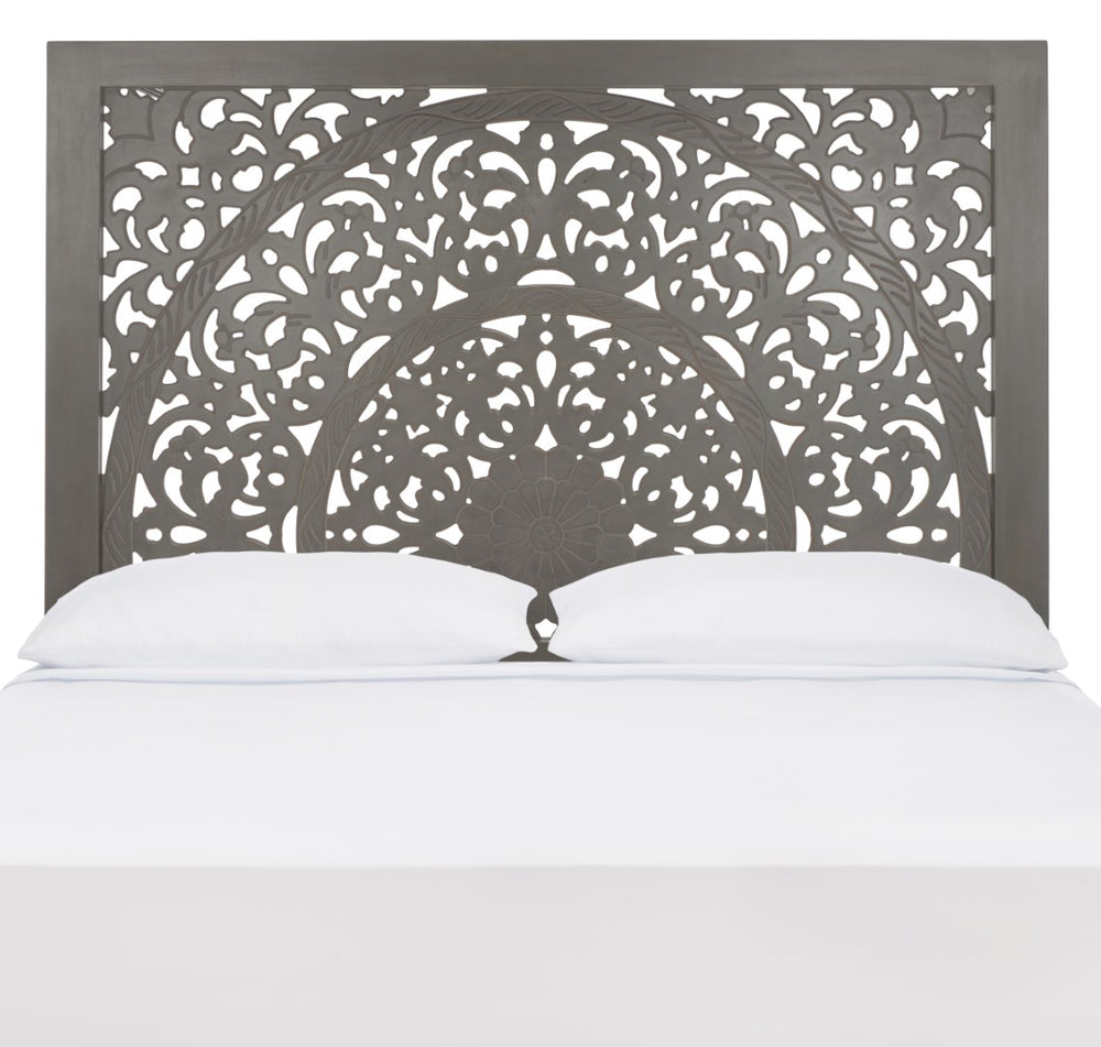 Safavieh Remedy Headboard XII23 Grey Walnut Mdf /Wood Sealed With Pu Lacquer HBD5300B-Q