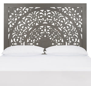 Safavieh Remedy Headboard XII23 Grey Walnut Mdf /Wood Sealed With Pu Lacquer HBD5300B-Q