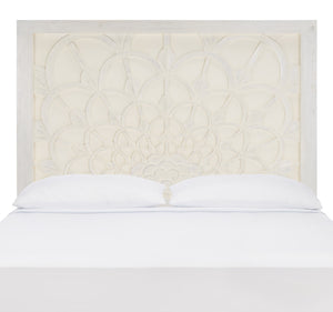 Safavieh Richella Headboard XII23 Ivory Wash Mdf /Wood Sealed With Pu Lacquer HBD5301A-Q