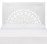 Safavieh Romilda Headboard XII23 White Wash Mdf /Wood Sealed With Pu Lacquer HBD5302A-Q