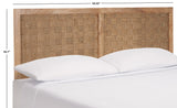 Safavieh Halvor Headboard XII23 Natural Rattan / Mango Wood HBD6502A-K