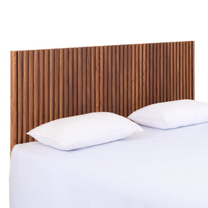 Safavieh Telsi Mounted Headboard - Elegant Wall-mounted Design In Luxurious Wood Veneer For Stylish Bedrooms Walnut Wood Hbd9600a-k