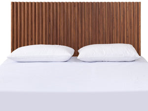 Safavieh Telsi Mounted Headboard - Elegant Wall-mounted Design In Luxurious Wood Veneer For Stylish Bedrooms Walnut Wood Hbd9600a-k