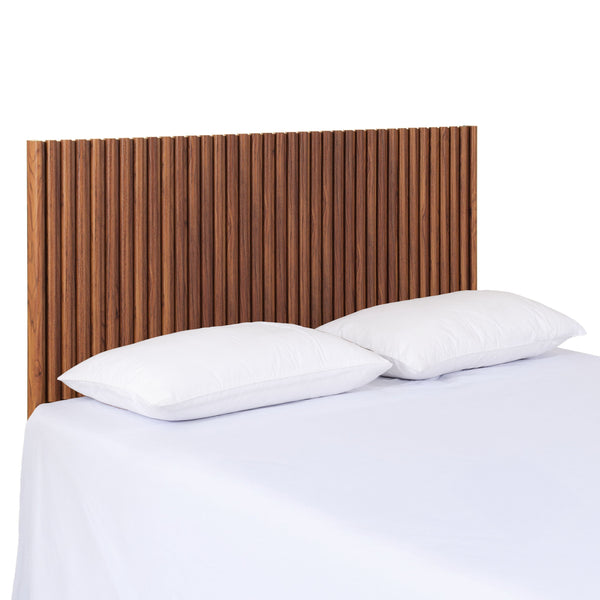 Safavieh Telsi Mounted Headboard - Elegant Wall-mounted Design In Luxurious Wood Veneer For Stylish Bedrooms Walnut Wood Hbd9600a-k