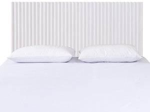 Safavieh Telsi Mounted Headboard - Elegant Wall-mounted Design In Luxurious Wood Veneer For Stylish Bedrooms Bleached White Wood Hbd9600b-k