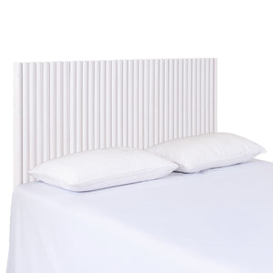 Safavieh Telsi Mounted Headboard - Elegant Wall-mounted Design In Luxurious Wood Veneer For Stylish Bedrooms Bleached White Wood Hbd9600b-k