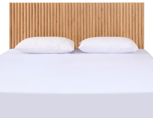 Safavieh Telsi Mounted Headboard - Elegant Wall-mounted Design In Luxurious Wood Veneer For Stylish Bedrooms Oak Wood Hbd9600c-k