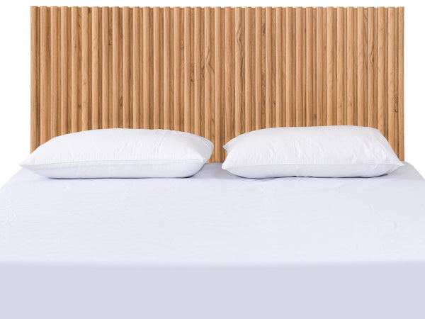 Safavieh Telsi Mounted Headboard - Elegant Wall-mounted Design In Luxurious Wood Veneer For Stylish Bedrooms Oak Wood Hbd9600c-k