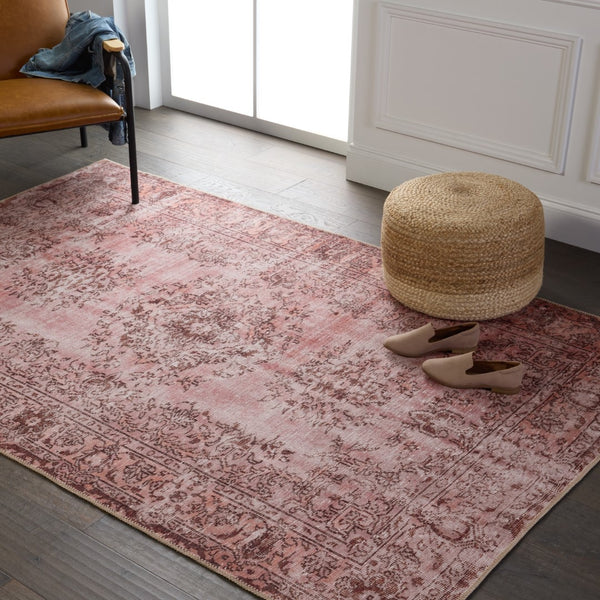 Jaipur Living Kate Lester + Jaipur Living Harman Berxley Transitional Machine Made Indoor Rug Rose 7'6"x10'