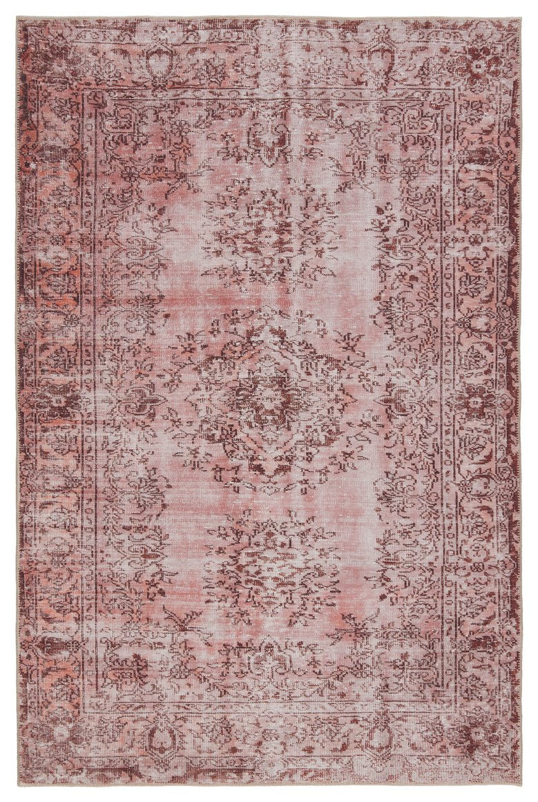 Jaipur Living Harman By Kate Lester Berxley Hbl02 Powerloomed Machinemade 100% Polyester Vintage Medallion Indoor Rug Rose, Maroon 100% Polyester, 50%Cot40%Poly10%Oth Rug152909
