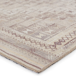 Jaipur Living Kate Lester + Jaipur Living Harman Davina Southwestern Global Machine Made Indoor Rug Beige 7'6"x10'