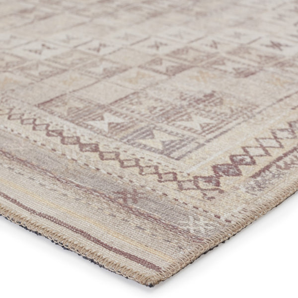Jaipur Living Kate Lester + Jaipur Living Harman Davina Southwestern Global Machine Made Indoor Rug Beige 7'6"x10'