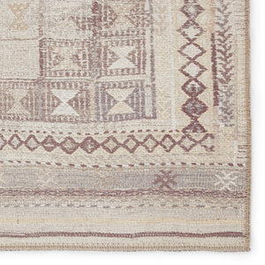 Jaipur Living Kate Lester + Jaipur Living Harman Davina Southwestern Global Machine Made Indoor Rug Beige 7'6"x10'