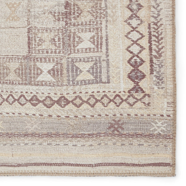 Jaipur Living Kate Lester + Jaipur Living Harman Davina Southwestern Global Machine Made Indoor Rug Beige 7'6"x10'