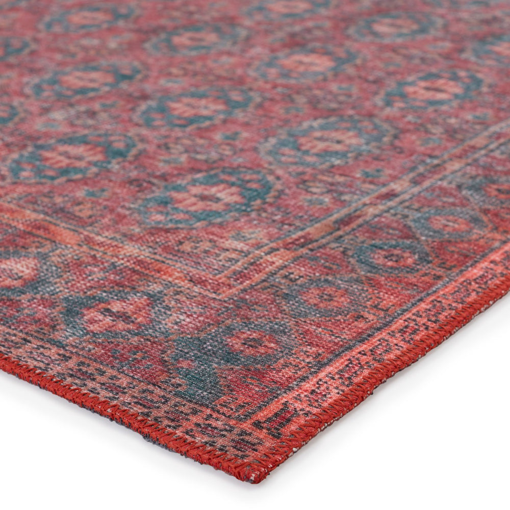 Jaipur Living Harman By Kate Lester Kalinar Hbl04 Powerloomed Machinemade 100% Polyester Vintage Damask Indoor Rug Dark Red, Blue 100% Polyester, 50%Cot40%Poly10%Oth Rug152917